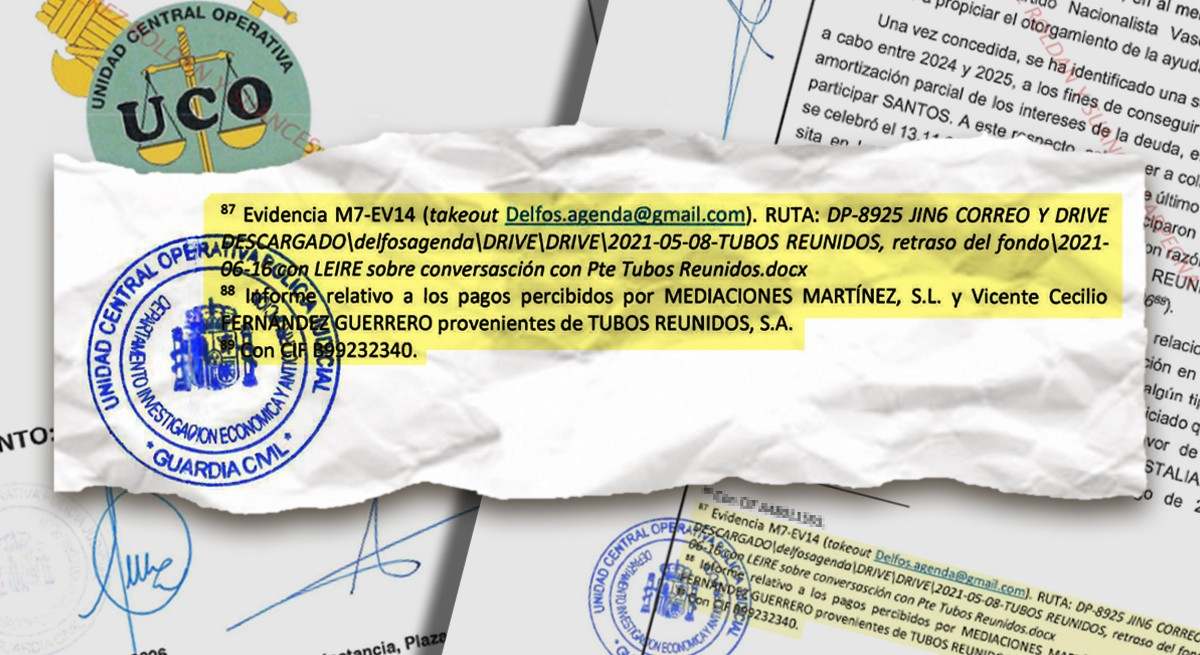 Read more about the article El expresidente de Tubos Reunidos negoció con la ‘fontanera’ del PSOE acelerar el rescate de 112 millones